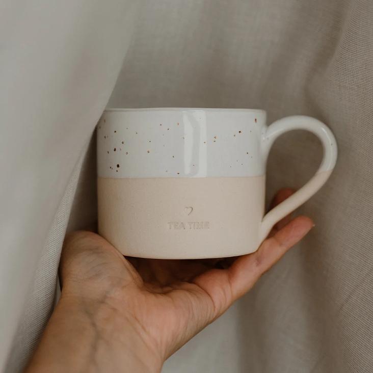 TASSE TEA TIME / NUR NOCH SOLANGE VORRAT