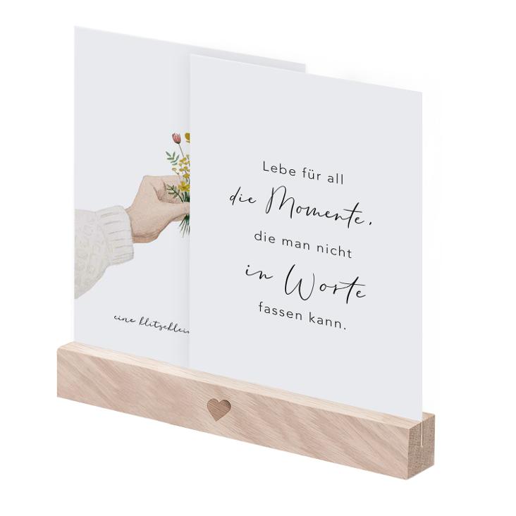 POSTKARTENSTÄNDER HERZ ♡ 2ER SET (OHNE POSTKARTEN) - 0