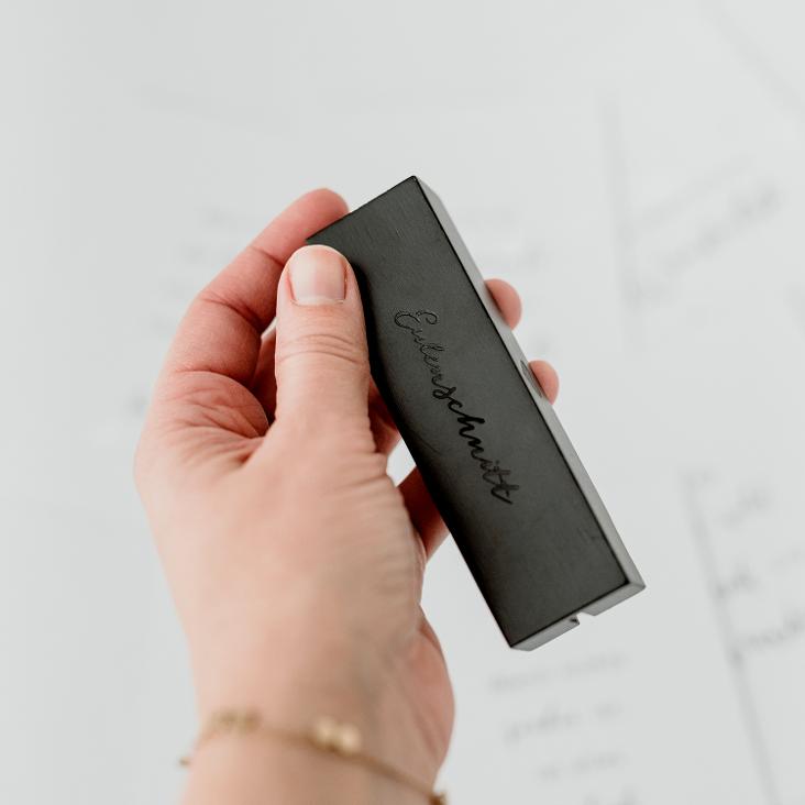 KARTENSTÄNDER SCHWARZ IM 2ER SET (OHNE POSTKARTE) - 1