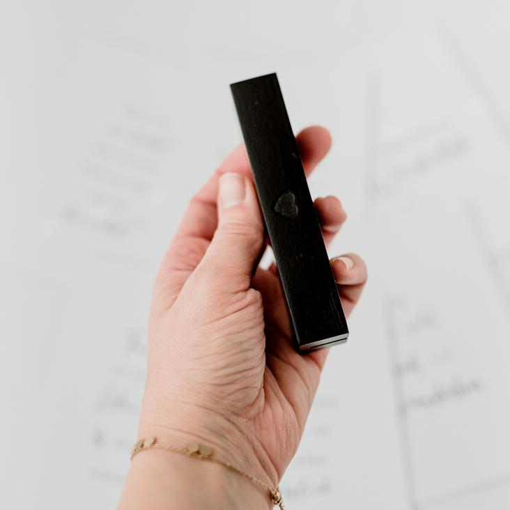 KARTENSTÄNDER SCHWARZ IM 2ER SET (OHNE POSTKARTE) - 2