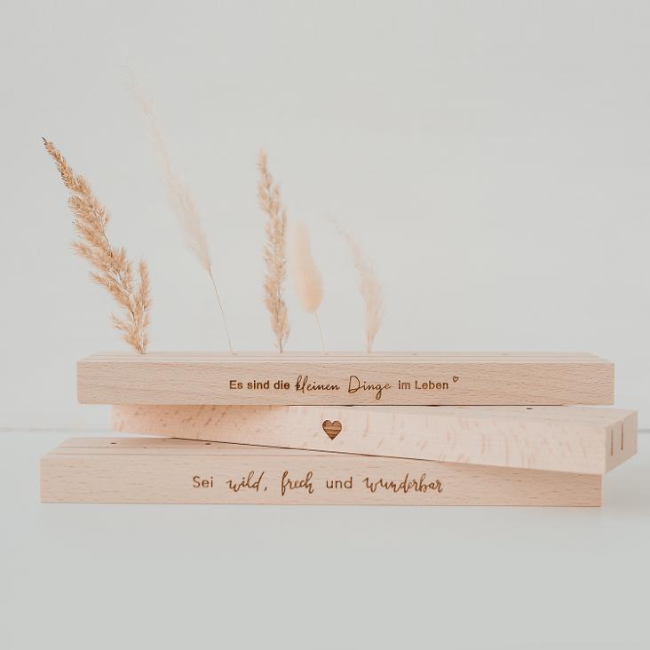 GR. KARTEN-UND BLUMENSTÄNDER SEI WILD FRECH UND WUNDERBAR (OHNE TROCKENBLUMEN)