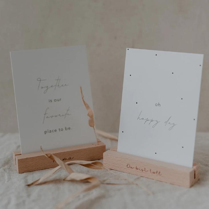 KARTEN-UND BLUMENSTÄNDER MAMA/DU BIST TOLL IM 2ER SET (OHNE TROCKENBLUMEN) - 1