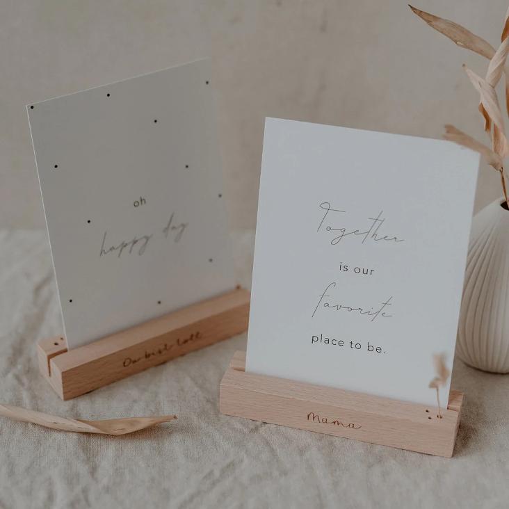 KARTEN-UND BLUMENSTÄNDER MAMA/DU BIST TOLL IM 2ER SET (OHNE TROCKENBLUMEN) - 0