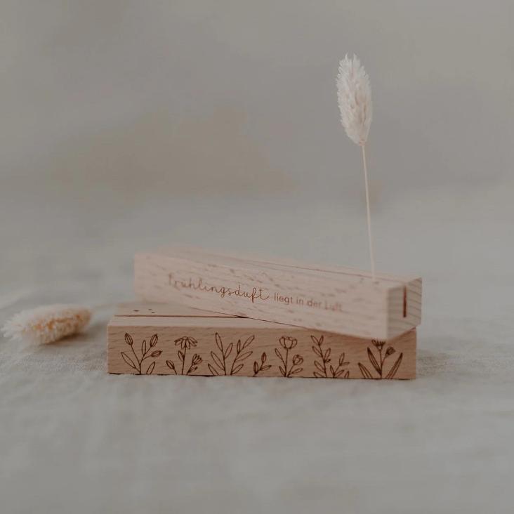 KARTEN-UND BLUMENSTÄNDER FRÜHLING IM 2ER SET (OHNE TROCKENBLUMEN) - 0