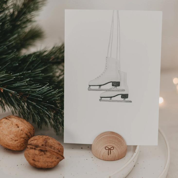 HALBRUNDER KARTENSTÄNDER SCHLEIFE - 1