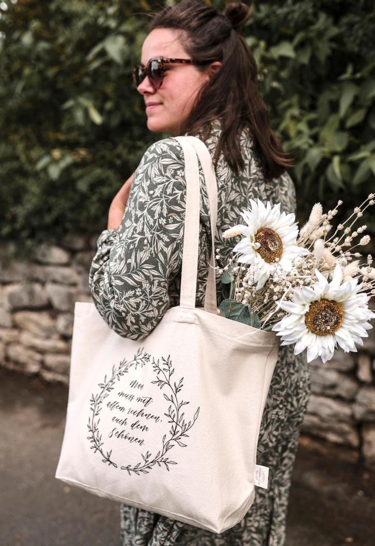 NEU: CANVASTASCHE / MAN MUSS MIT ALLEM RECHNEN... - 2