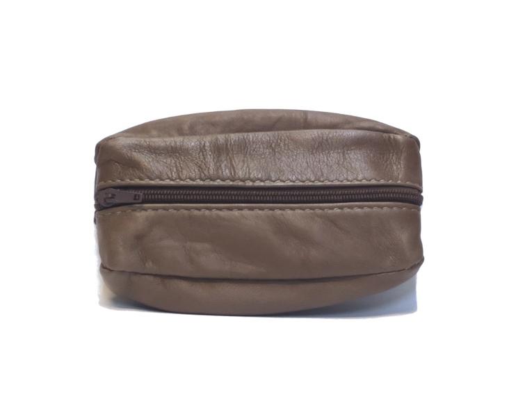 SCHLÜSSEL-MÜNZETUI DUNKEL BRAUN - 0