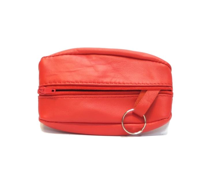 SCHLÜSSEL-MÜNZETUI ROT