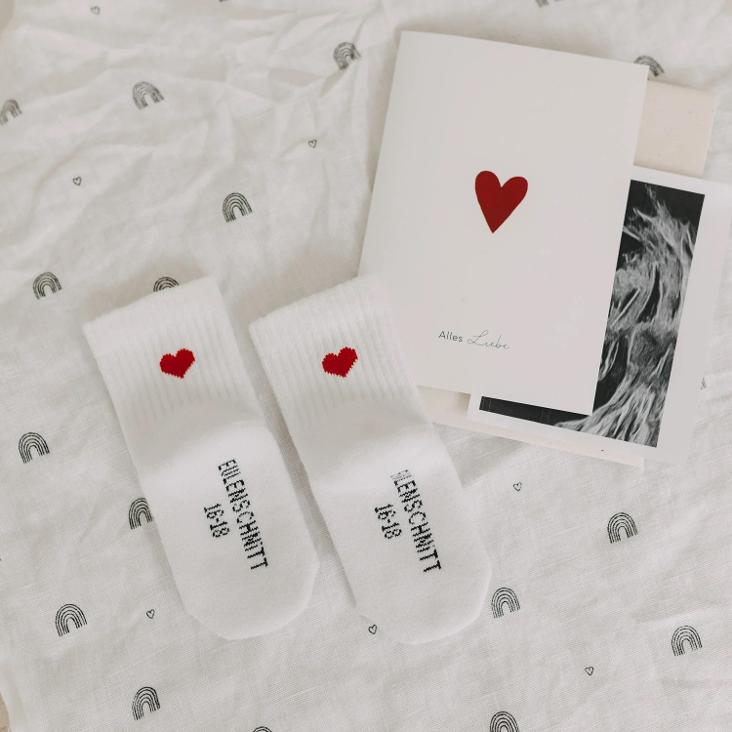 NEU: BABYSOCKEN HERZ ♡ ROT - 5