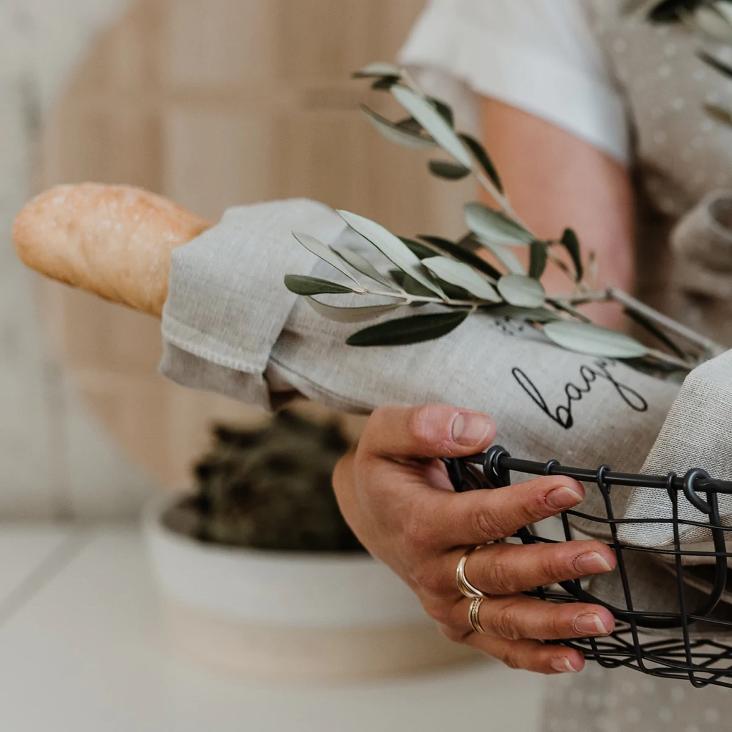 SAC À BAGUETTE AUS LEINEN