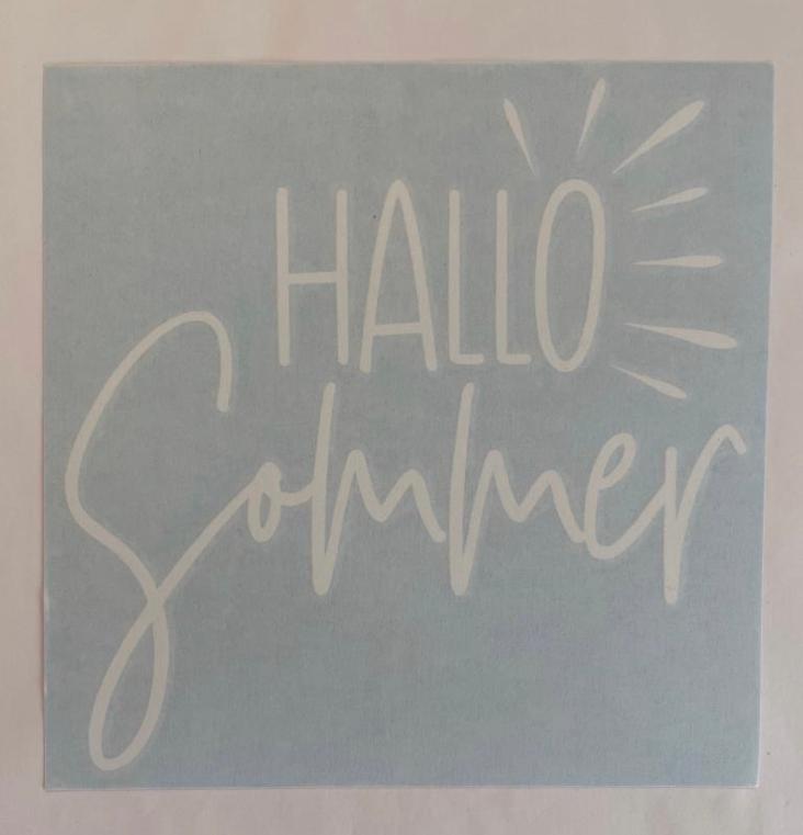 STICKER: HALLO SOMMER - 0
