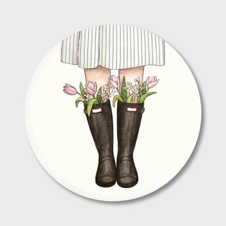 GUMMISTIEFEL / MAGNET - 0