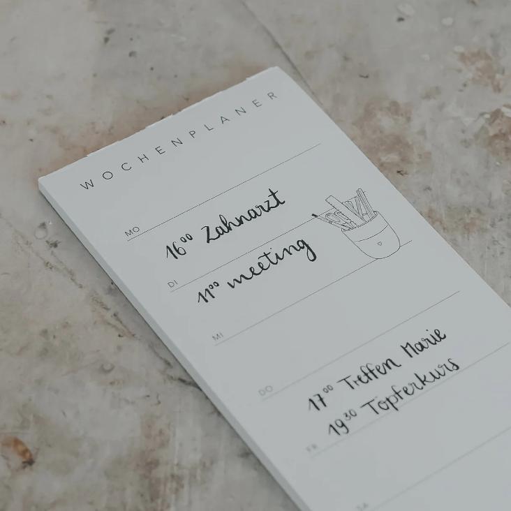 BLOCK WOCHENPLANER - 3