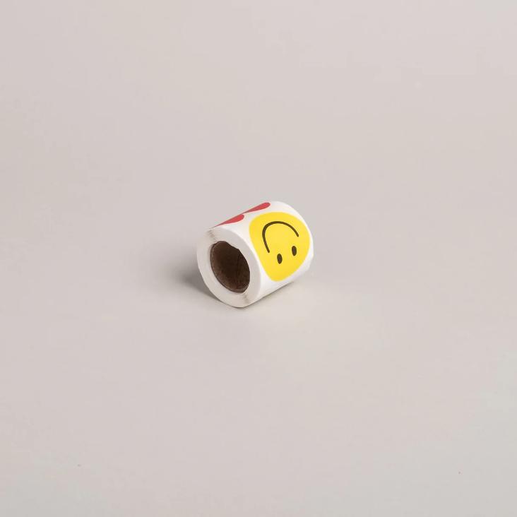 AUFKLEBER SMILEY, HERZ, DAISY - 1