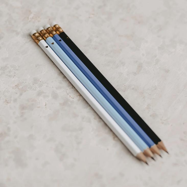 NEU: BLEISTIFT SET BLAU 4ER SET ♡ - 1