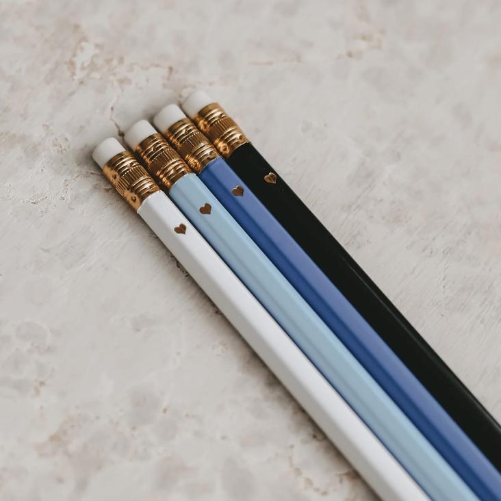 NEU: BLEISTIFT SET BLAU 4ER SET ♡
