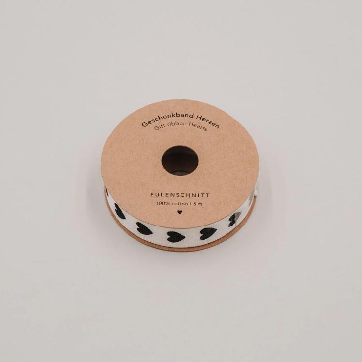 GESCHENKBAND 5m `HERZ ♡` - 3