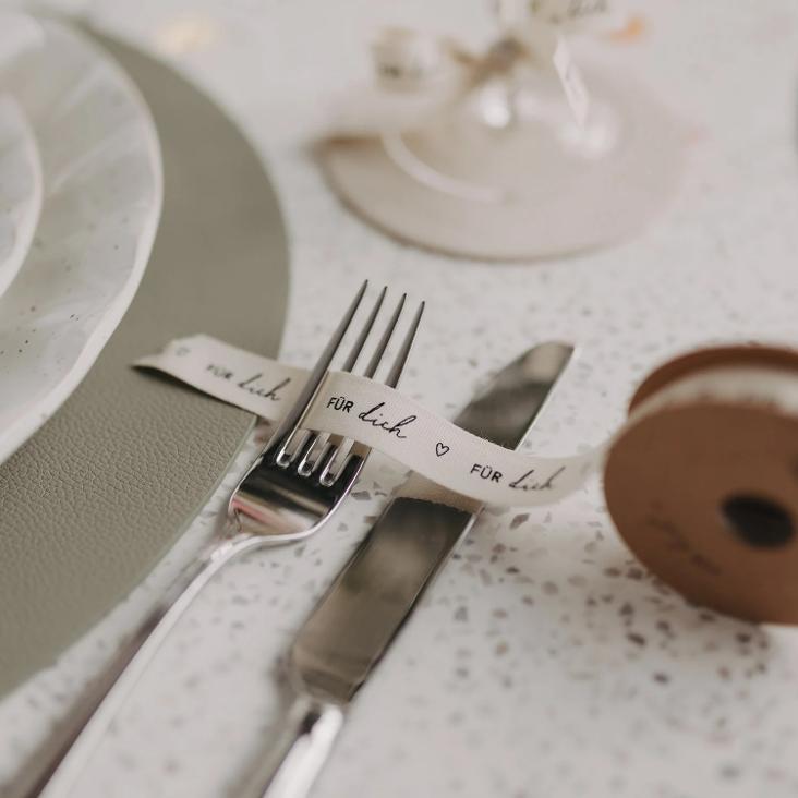 GESCHENKBAND 5m `FÜR DICH ♡`