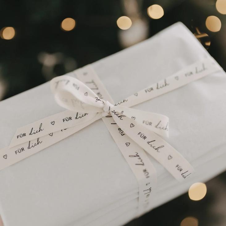 GESCHENKBAND 5m `FÜR DICH ♡` - 2