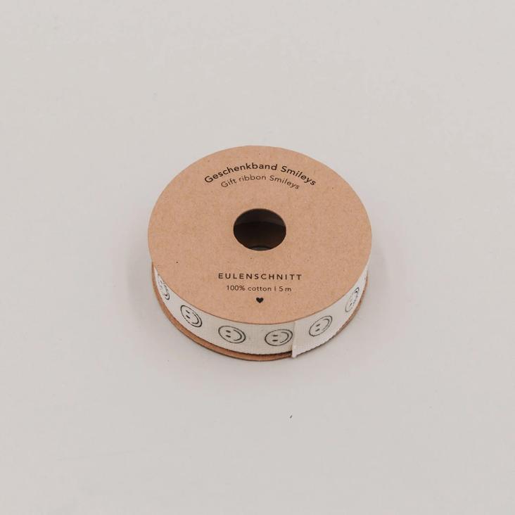 GESCHENKBAND 5m `SMILEYS` - 6