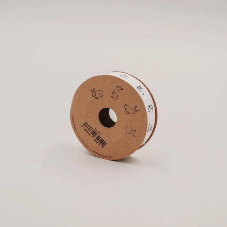 GESCHENKBAND 5m `KANINCHEN` - 0