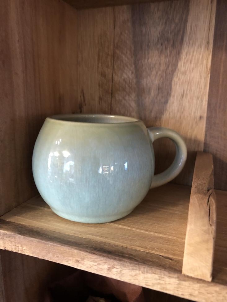 NEU: ESPRESSO TASSE MIT HENKEL HELLGRÜN