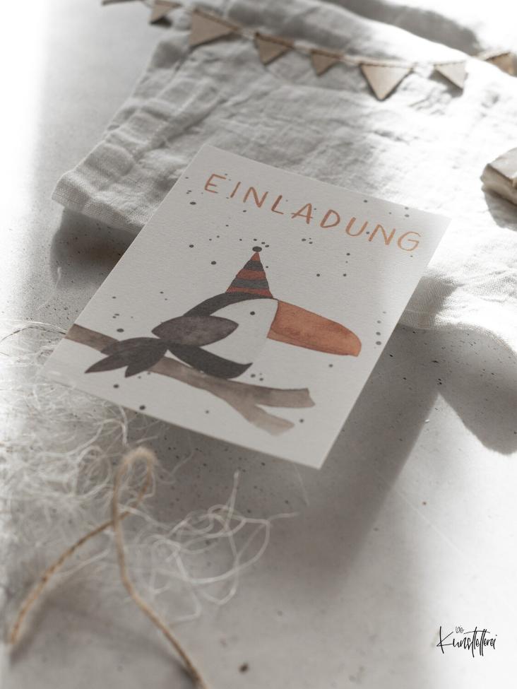 VOGEL TUKAN EINLADUNG - 1