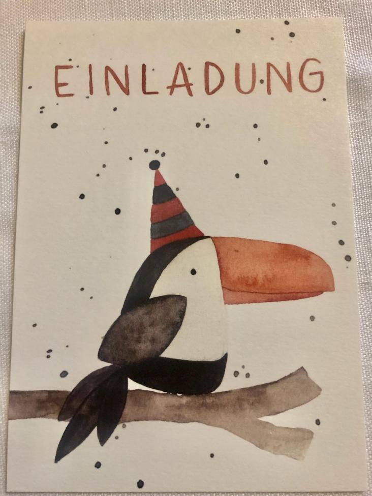 VOGEL TUKAN EINLADUNG - 2