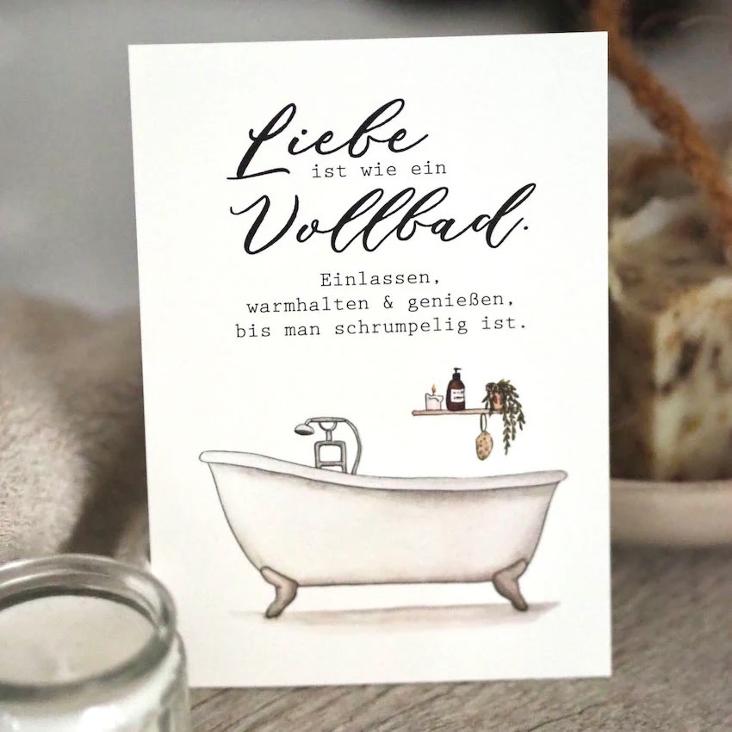 LIEBE IST WIE EIN VOLLBAD....