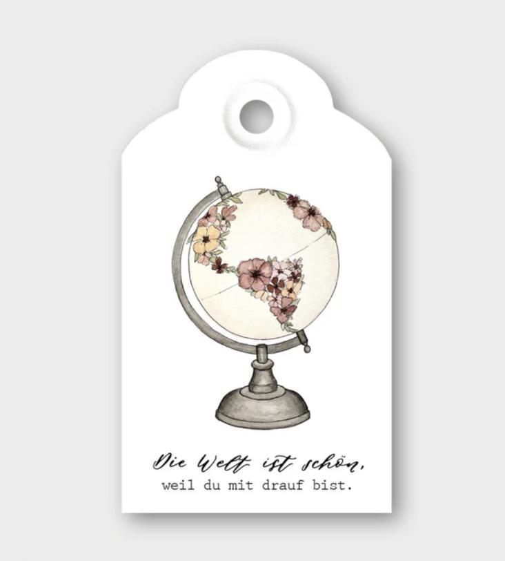 DIE WELT IST SCHÖN WEIL DU MIT DRAUF BIST - 0