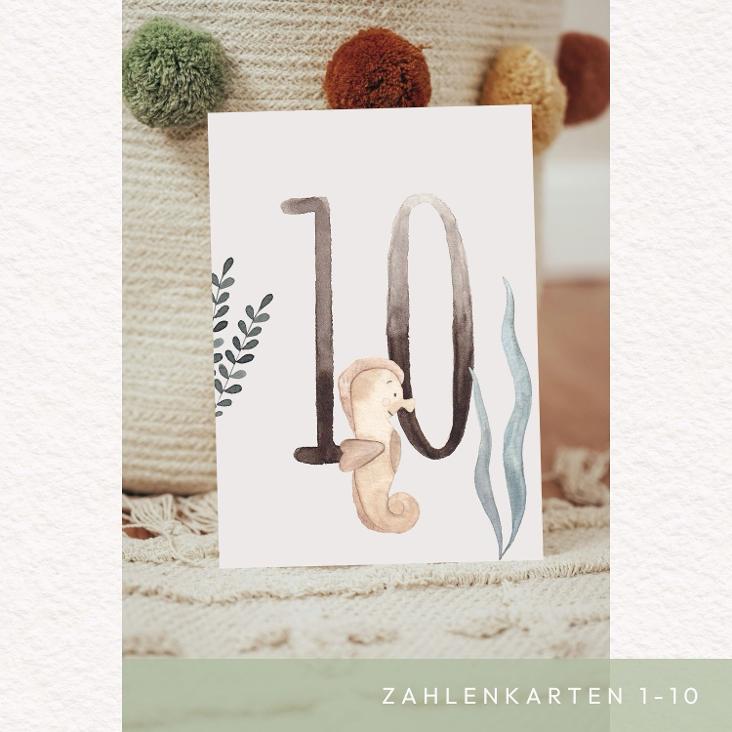ZAHLENKARTE 10 - 0